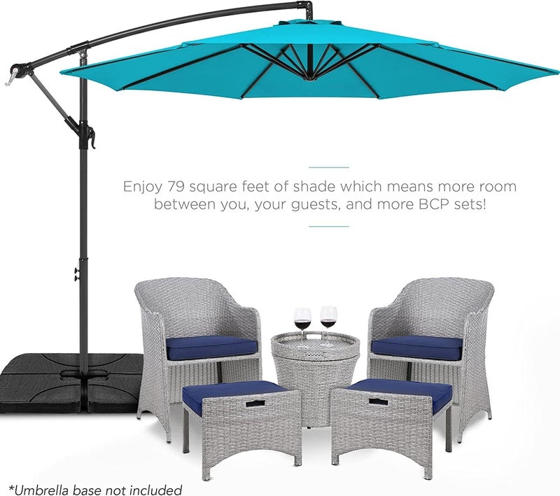 GLDDFDG Patio Umbrella Canopy, Universal Replacement Cover for 10 Feet 8- Ribs Outdoor Round Patio Market Umbrella Parasol Canopy Top Sun Shade Accessory, 300D UV Protective And Water Resistant Patio Canopy , - Image 2